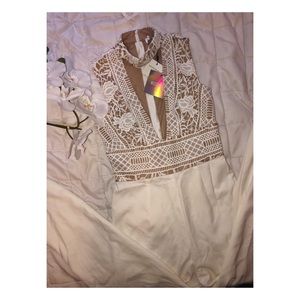 Missguided Lace Jumpsuit